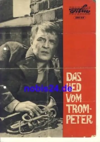 Das Lied vom Trompeter mit Günter Simon, Rolf Römer Progress Programm 109/64 DEFA-Film