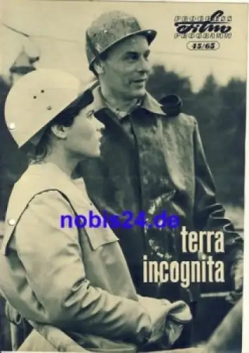 Terra Incognita DEFA-Film mit Ralph Borgwardt, Monika Tews 45/65 Progress Programm