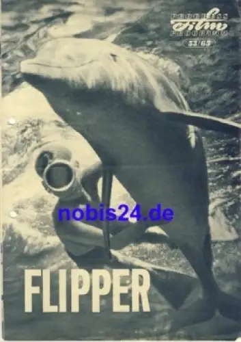 Flipper mit Chuck Connors, Luke Halpin, Connie Scott Progress Programm 53/65