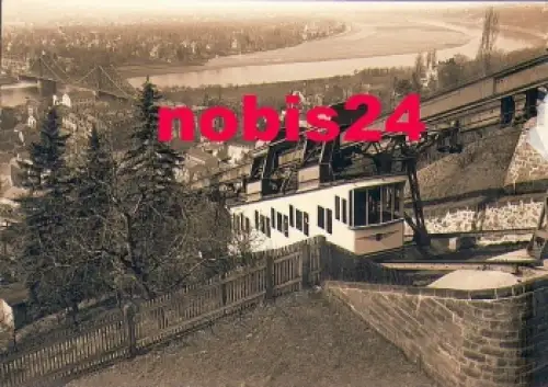 Loschwitz Dresden Drahtseilbahn *1958 Hanich1166