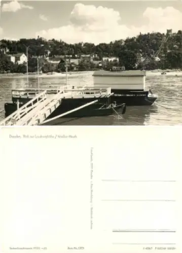 Blasewitz Dresden Dampfer Anlegestelle *1967 Hanich1975