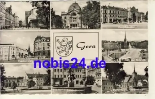 Gera Bahnhof Postamt *ca.1961