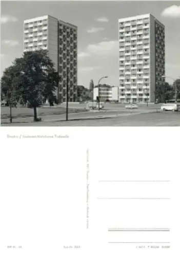 Seevorstadt Dresden Parkstrasse Studenten Wohnheim *1971 Hanich2212