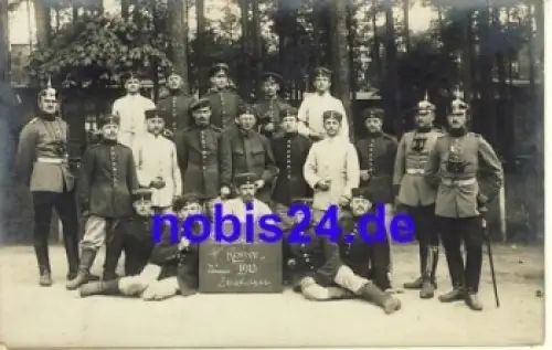 01619 Zeithain Militär 1.Weltkrieg Soldaten *1913