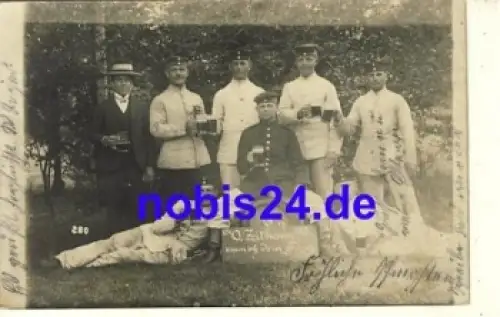 01619 Zeithain  Militär  Soldaten o 1906