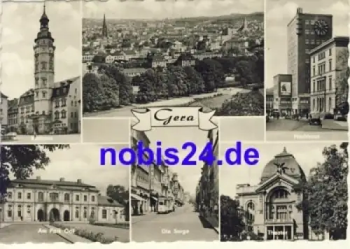 Gera Sorge Theater Hochhaus o 1966