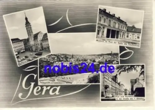 Gera Post Hochhaus *ca. 1963