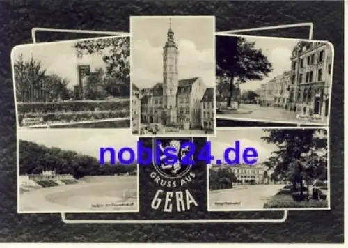 Gera Stadion Bahnhof *ca. 1964