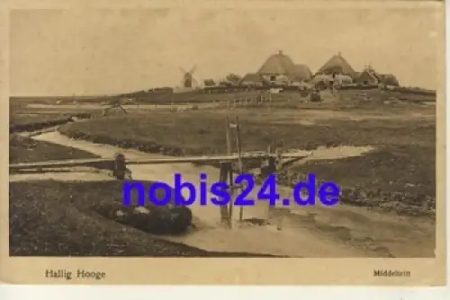 25859 Hallig Hooge Middeltritt *ca.1920