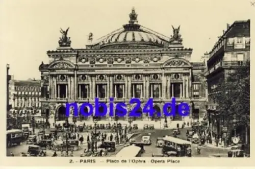 Paris Place Opera *ca.1915