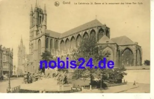 Gand Le Cathedrale o 1915