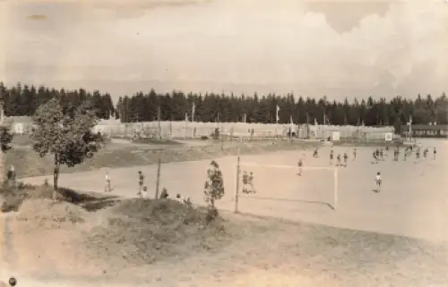 01773 Altenberg Erzgebirge Pionierzeltlager Sportplatz  Druckvorlage *1959 Hanich1225