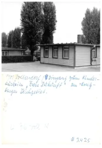 01471 Volkersdorf Radeburg  Kinderkurheim "frohe Zukunft" Eingang Druckvorlage *1980 Hanich2425