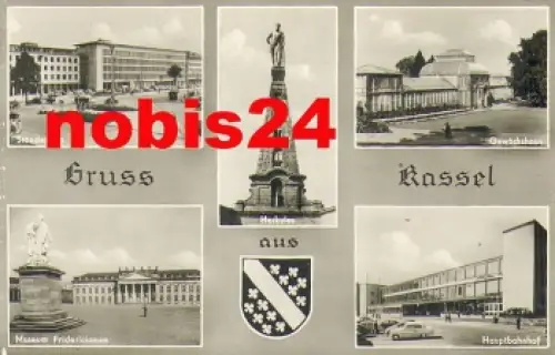 Kassel Mehrbildkarte *1960