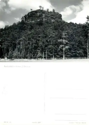 01814 Reinhardtsdorf Schöna Zirkelstein Kletterfelsen *1976 Hanich2299