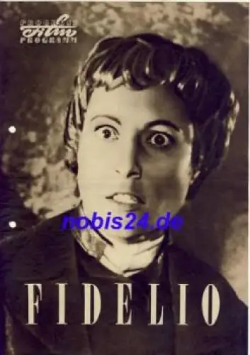 Fidelio mit Claude Nollier Richard Holm 101/57 Progress Programm