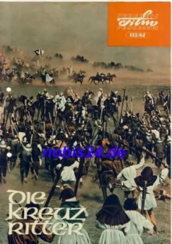 Die Kreuzritter - Polnischer Film 115/61 Progress Programm