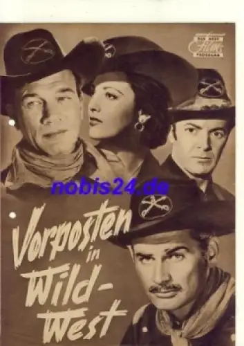 Vorposten in Wild West mit Joseph Cotten Linda Darnell Jef Chandler Das Neue Filmprogramm