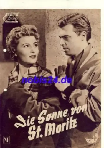 Die Sonne von St. Moritz mit Winnie Markus, Karlheinz Böhm,  Das Neue Filmprogramm