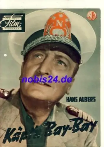 Käpt'n Bay Bay  Deutscher Film mit Hans Albers Das Neue Filmprogramm