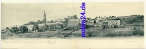 08261 Schöneck Vogtland Litho Klappkarte o 1901