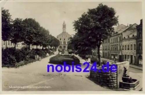 08258 Markneukirchen Markt o ca.1935
