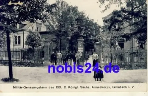 08223 Grünbach Militär Genesungsheim o 1914