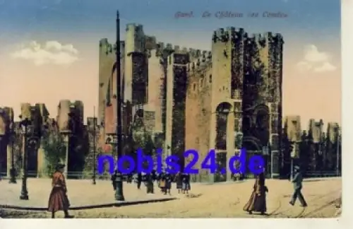 Gand Le Chateau des Comtes *ca.1916