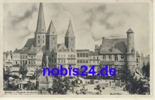 Gand Place du Vendredi o 1915
