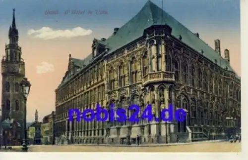 Gand L Hotel de Ville *ca.1916