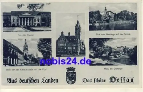 06842 Dessau Theater Kavalierstrasse *ca.1940