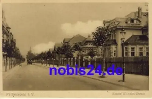 08223 Falkenstein Vogtland Kaiser Wilhelm Strasse *ca.1920