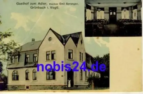 08223 Grünbach Gasthof *ca.1910