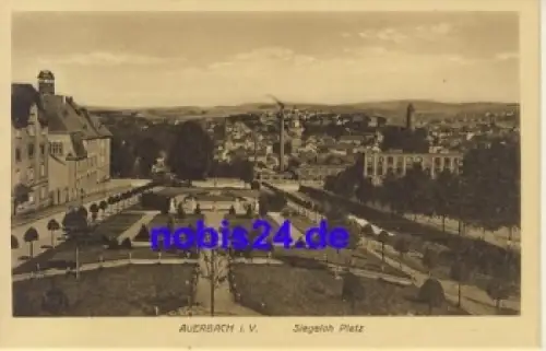 08209 Auerbach Siegeloh Platz *ca.1920