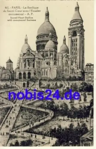 Paris La Basilique *ca.1910