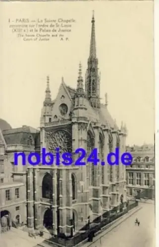 Paris La Sainte Chapelle *ca.1910