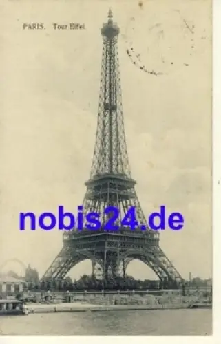 Paris Eiffelturm o 1915