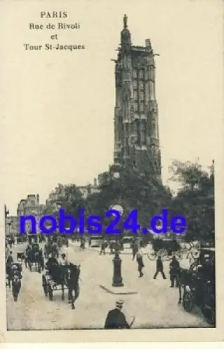 Paris Rue de Rivoli *ca.1910