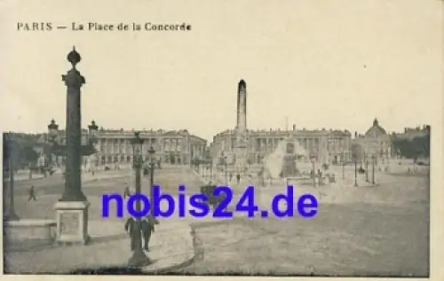 Paris Place de la Concorde *ca.1910