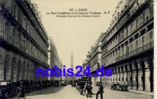 Paris Rue Castiglione *ca.1910