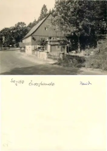 01776 Seyde Hermsdorf "Zwergbaude" Ferienheim der Dresdner Süßwarenfabriken 1964 Hanich Foto