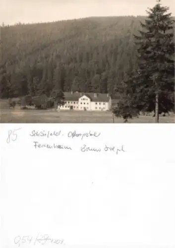 01776 Oberpöpel Ferienheim "Bruno Siegel" 1962 Hanich Foto