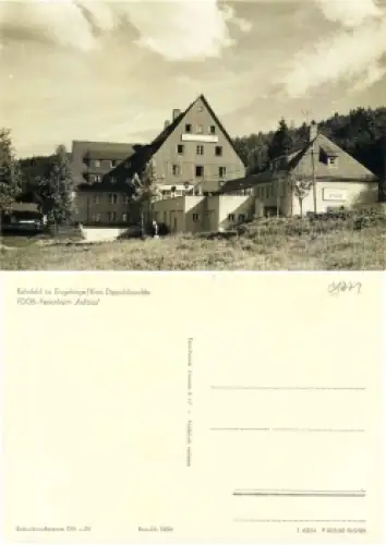 01773 Rehefeld Erzgebirge FDGB Ferienheim "Aufbau" *1964 Hanich1634