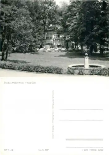 Weißer Hirsch Dresden Waldcafe China Pavillon *1968 Hanich2087