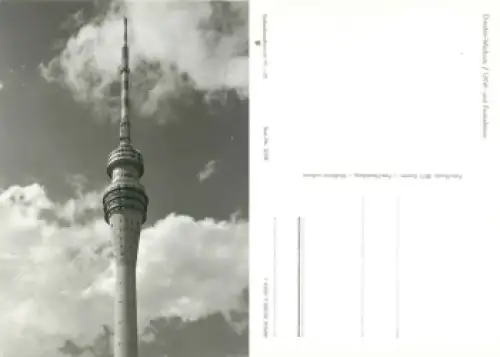 Wachwitz Dresden Fernsehturm *1969 Hanich2190