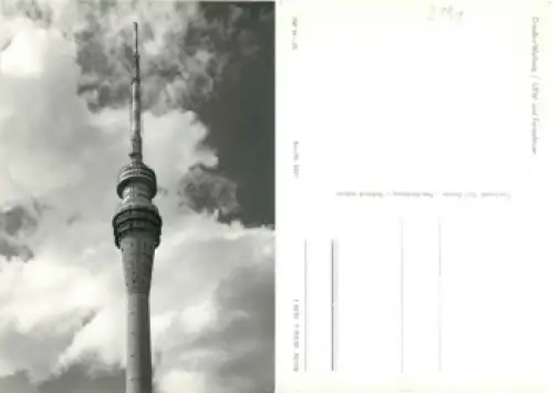 Wachwitz Dresden Fernsehturm *1970 Hanich2191