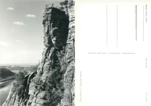 01847 Basteifelsen Sächsische Schweiz *1972 Hanich2041