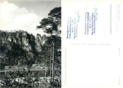 01847 Bastei mit Berghotel Sächsiche Schweiz *1971 Hanich2048 Druckvorlage