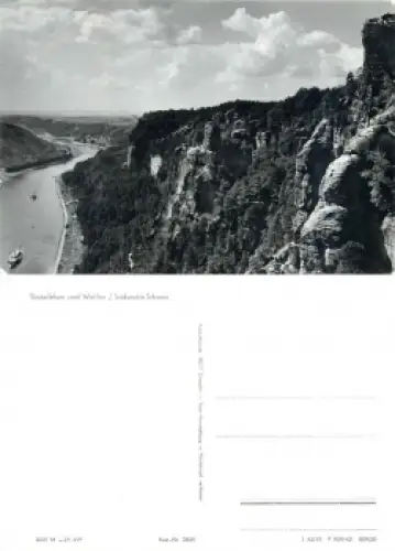 01847 Wehlen und Basteifelsen *1978 Hanich2038