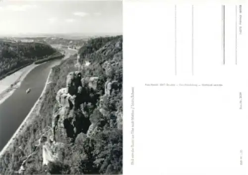 01847 Wehlen von der Bastei *1972 Hanich2039